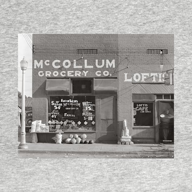 Small Town Grocery Store, 1935. Vintage Photo by historyphoto